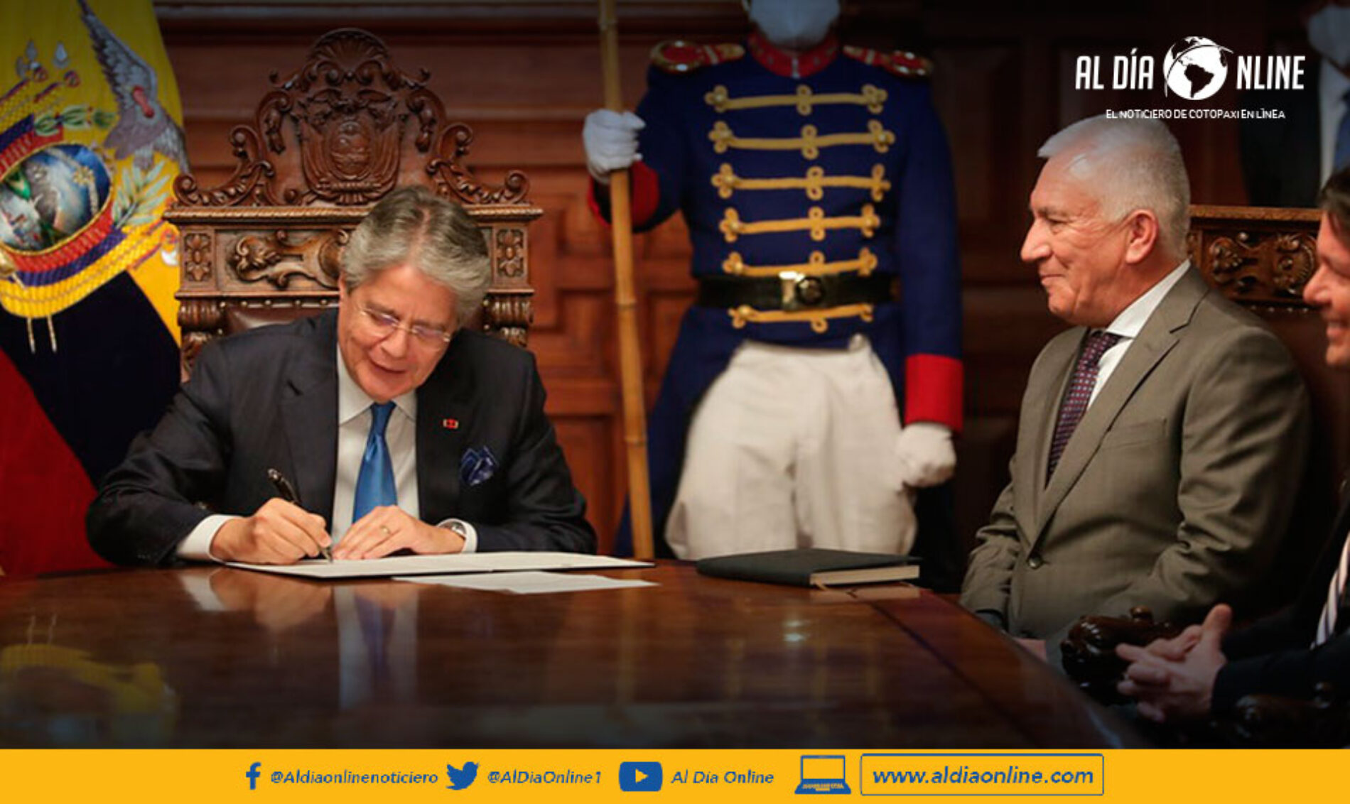 PRESIDENTE DE LA REPÚBLICA DESIGNA COMO NUEVO MINISTRO DE DEFENSA A LUIS EDUARDO LARA.