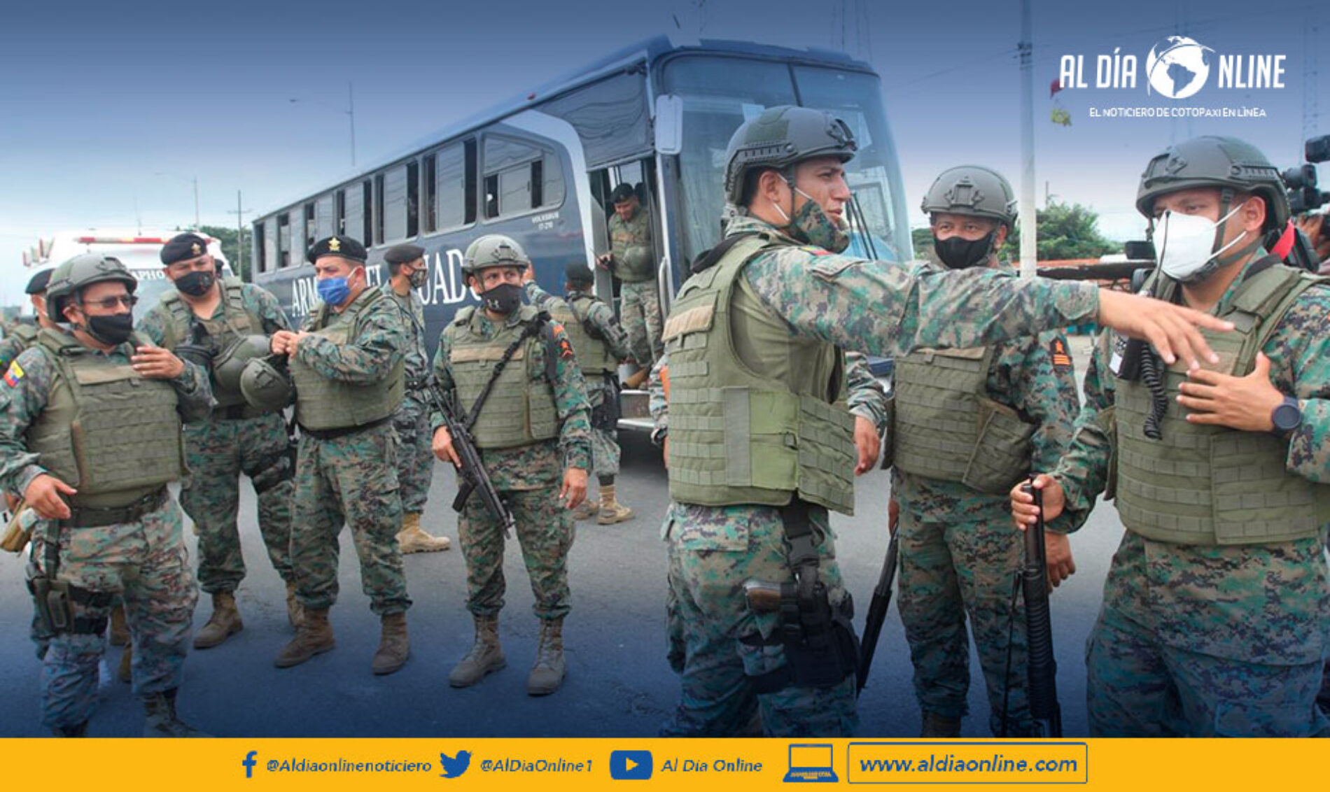 GOBIERNO NACIONAL DECLARÓ ESTADO DE EXCEPCIÓN Y TOQUE DE QUEDA A GUAYAS, MANABÍ Y ESMERALDAS.