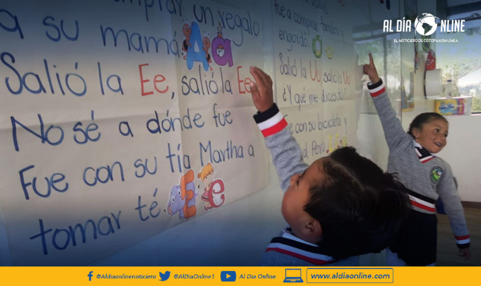CON CERCA DE 80 MIL DÓLARES DE INVERSIÓN, LA ESCUELA ILINIZAS TOACASO-LATACUNGA  REABRE SUS PUERTAS A LA COMUNIDAD.