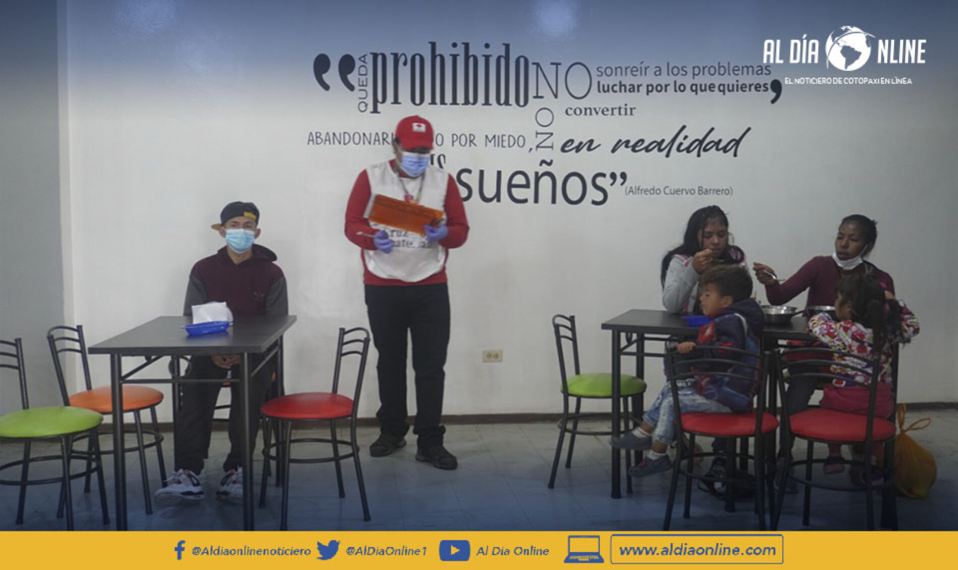 CRUZ ROJA COTOPAXI SOLICITA DONACIONES PARA COMEDOR COMUNITARIO. (VIDEO)