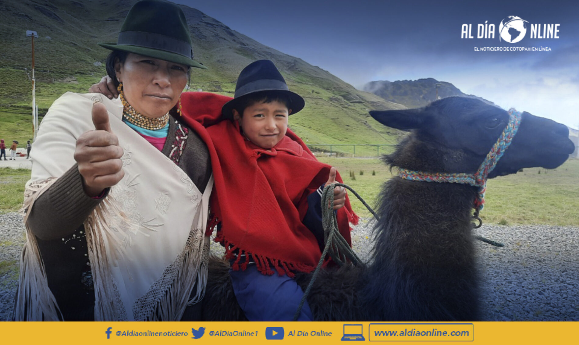 JOEL GUANOTUÑA CHALUIZA SE HACE VIRAL CON SU LLAMA “BENJAMÍN”  Y LAS ENORMES GANAS DE APRENDER Y SUPERARSE