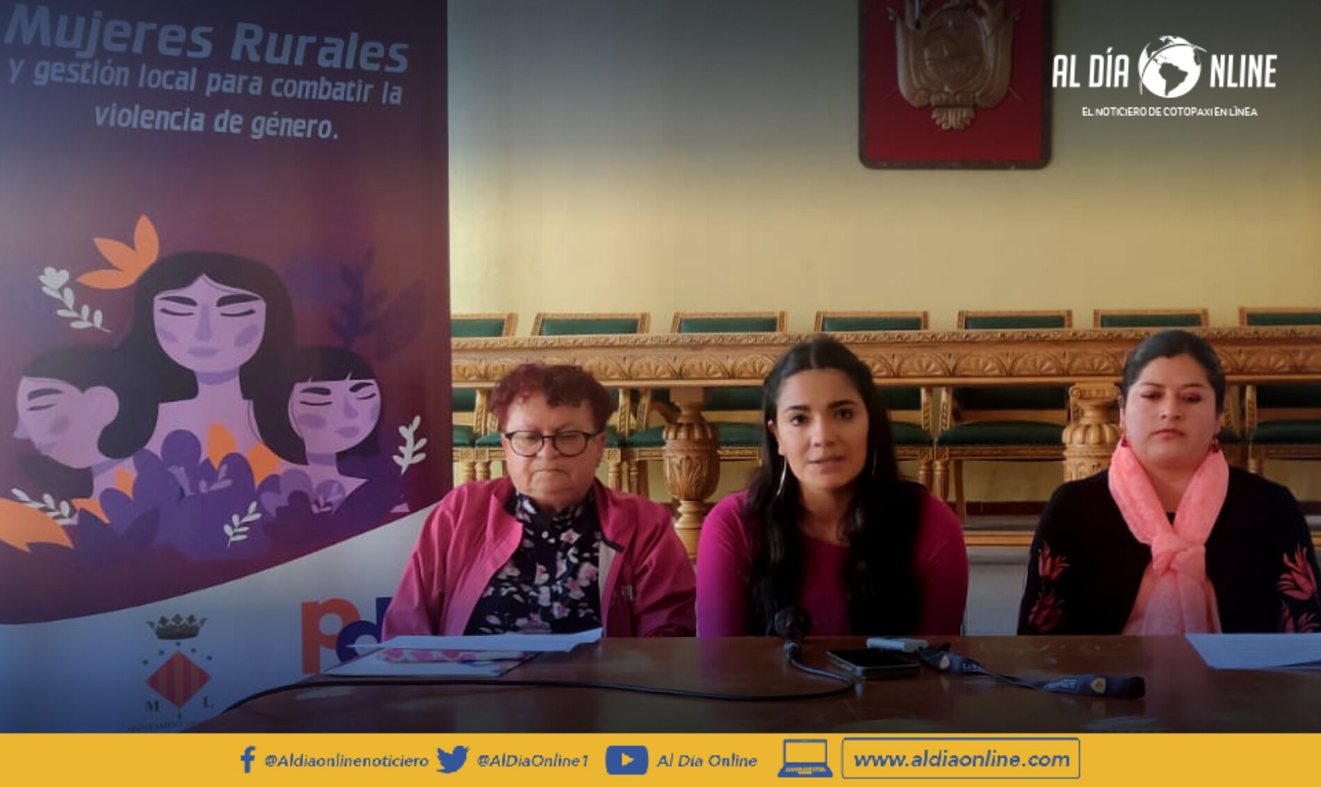 “MUJERES RURALES Y GESTIÓN LOCAL PARA COMBATIR LA VIOLENCIA DE GÉNERO” PROYECTO EN SALCEDO EN ETAPA FINAL (VIDEO)