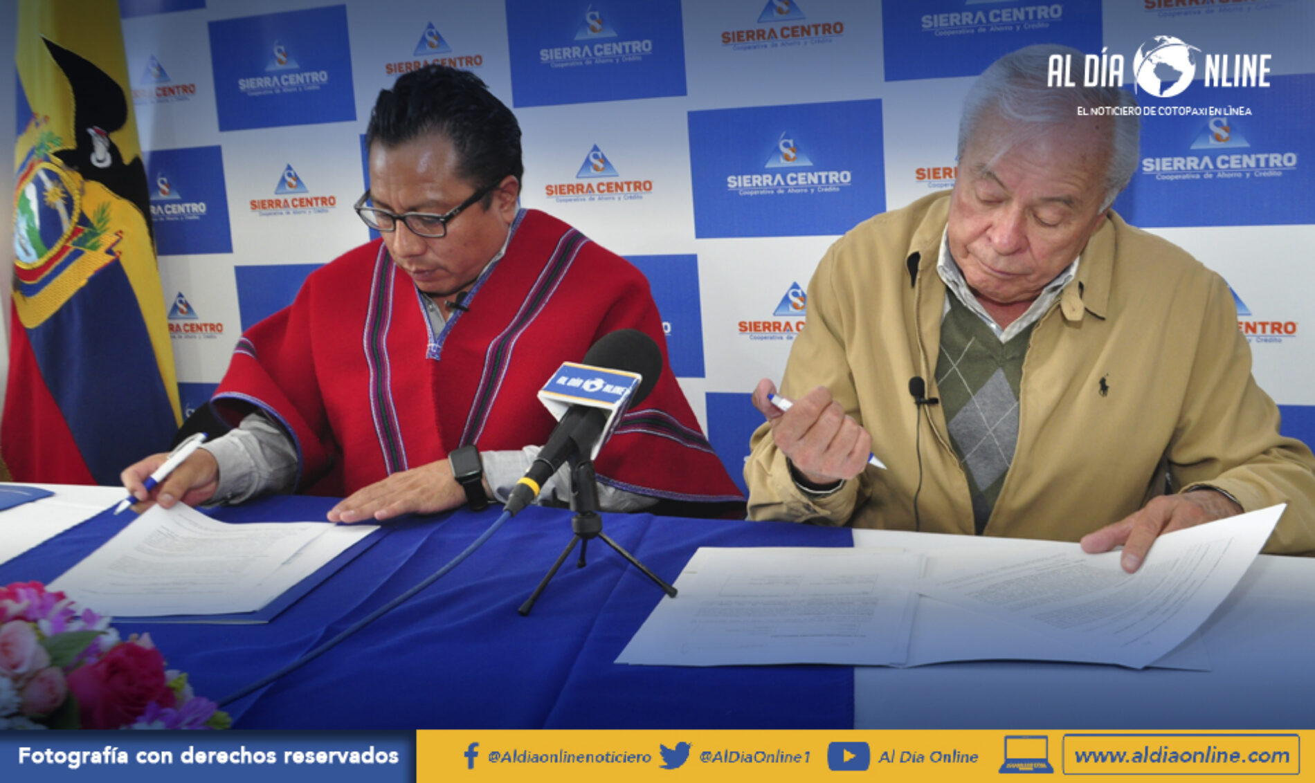 SIERRA CENTRO Y AUTOMOTORES “CARLOS LARREA CIA. LTDA.” FIRMAN CONVENIO PARA FINACIAR AUTOS CHANGAN (VIDEO)