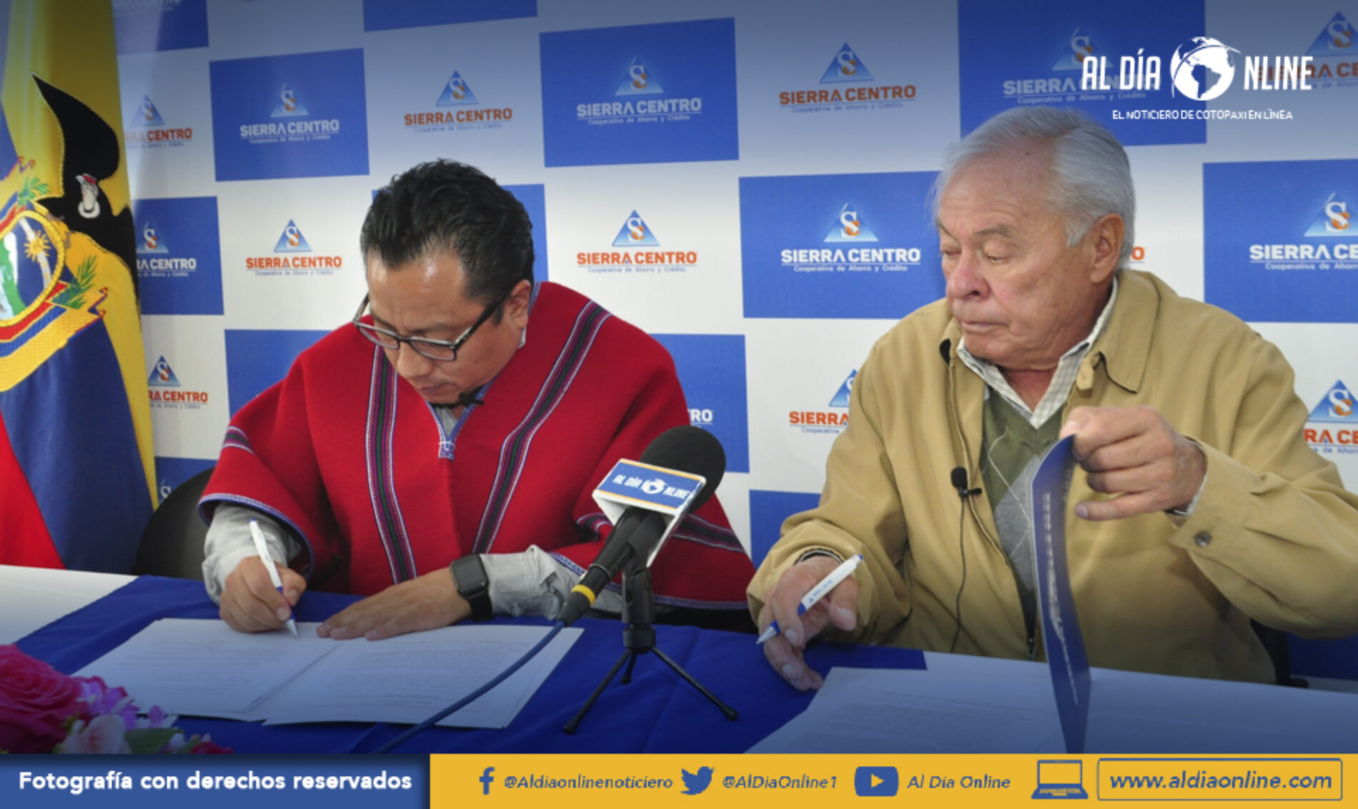 SIERRA CENTRO Y AUTOMOTORES “CARLOS LARREA CIA. LTDA.” FIRMAN CONVENIO PARA FINACIAR AUTOS CHANGAN (VIDEO)