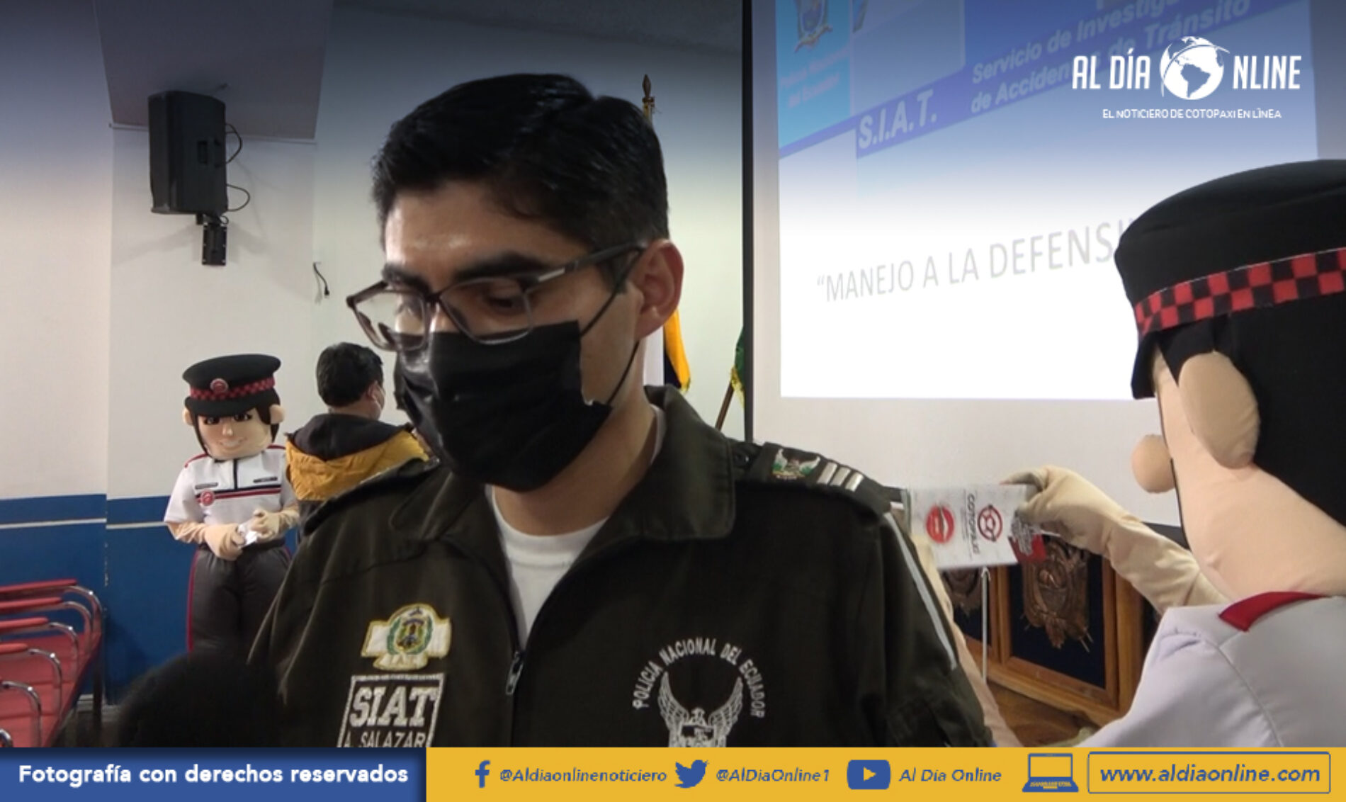 V JORNADA DE CAPACITACIÓN RECIBIERON CONDUCTORES DEL TRANSPORTE INTRACANTONAL EN SALCEDO (VIDEO)