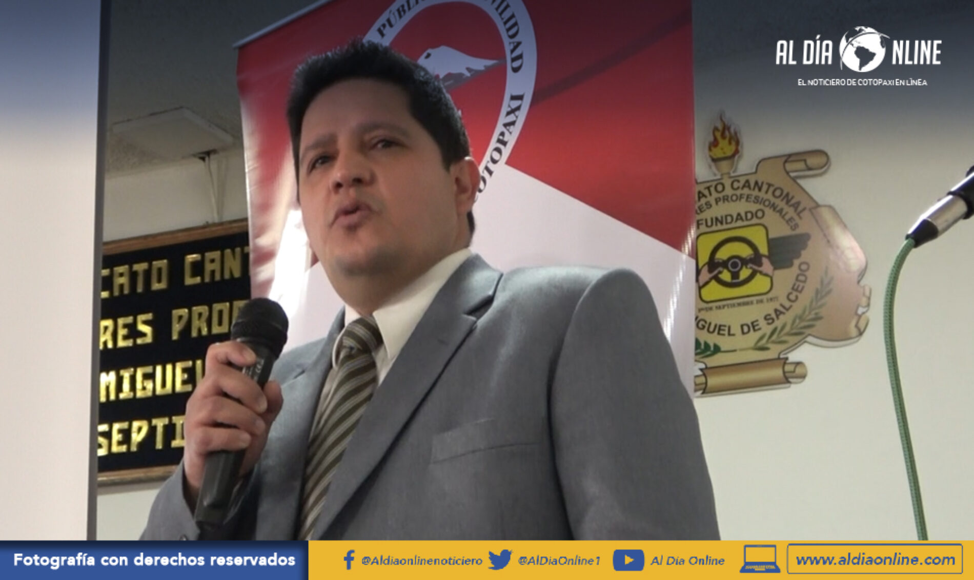 V JORNADA DE CAPACITACIÓN RECIBIERON CONDUCTORES DEL TRANSPORTE INTRACANTONAL EN SALCEDO (VIDEO)