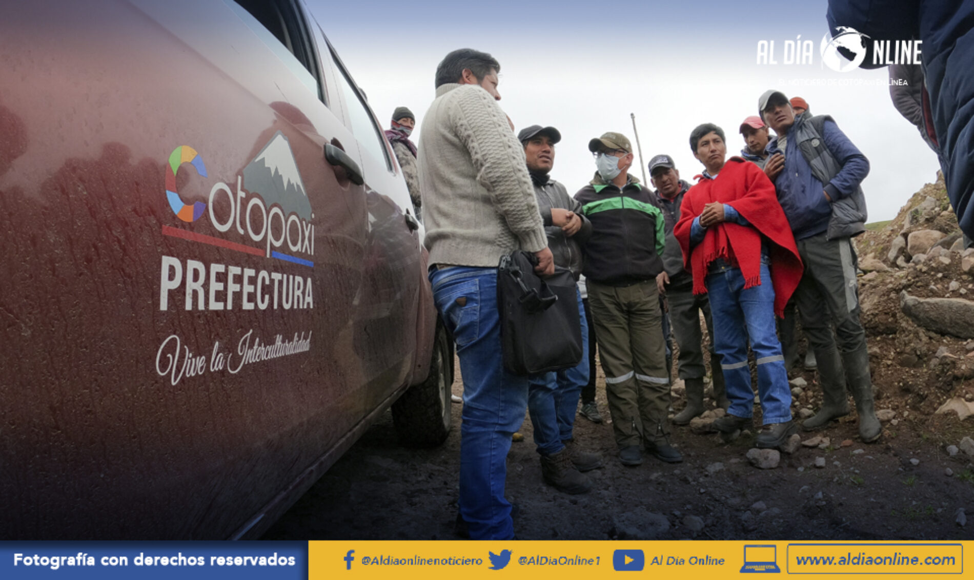 PREFECTURA DE COTOPAXI REALIZA TRABAJOS DE MEJORAMIENTO VIAL DE LA COMUNIDAD DE CUMBIJÍN (VIDEO)