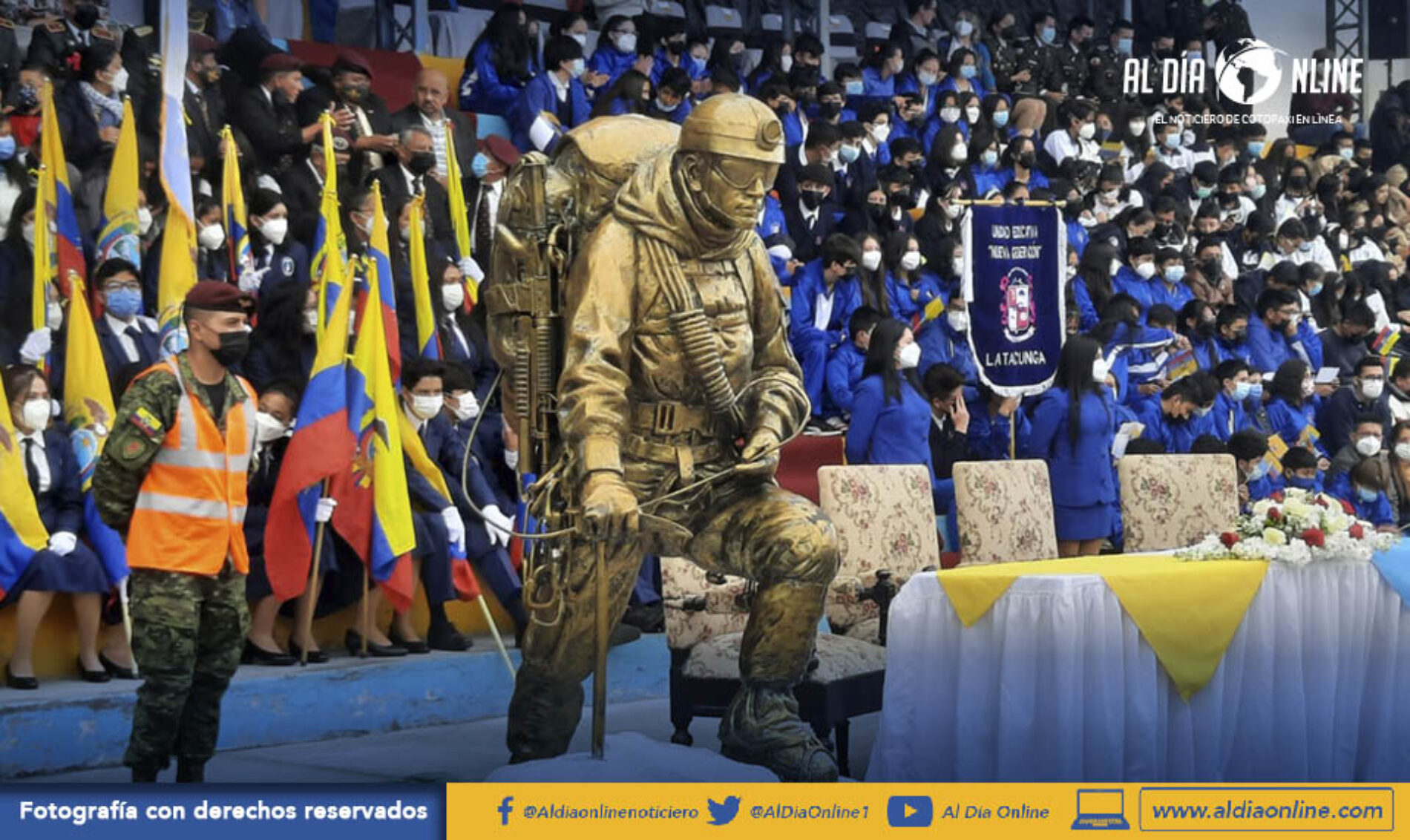 LATACUNGA RECIBIÓ CABALGATA LIBERTARIA POR EL BICENTENARIO DEL 24 DE MAYO.(VIDEO)
