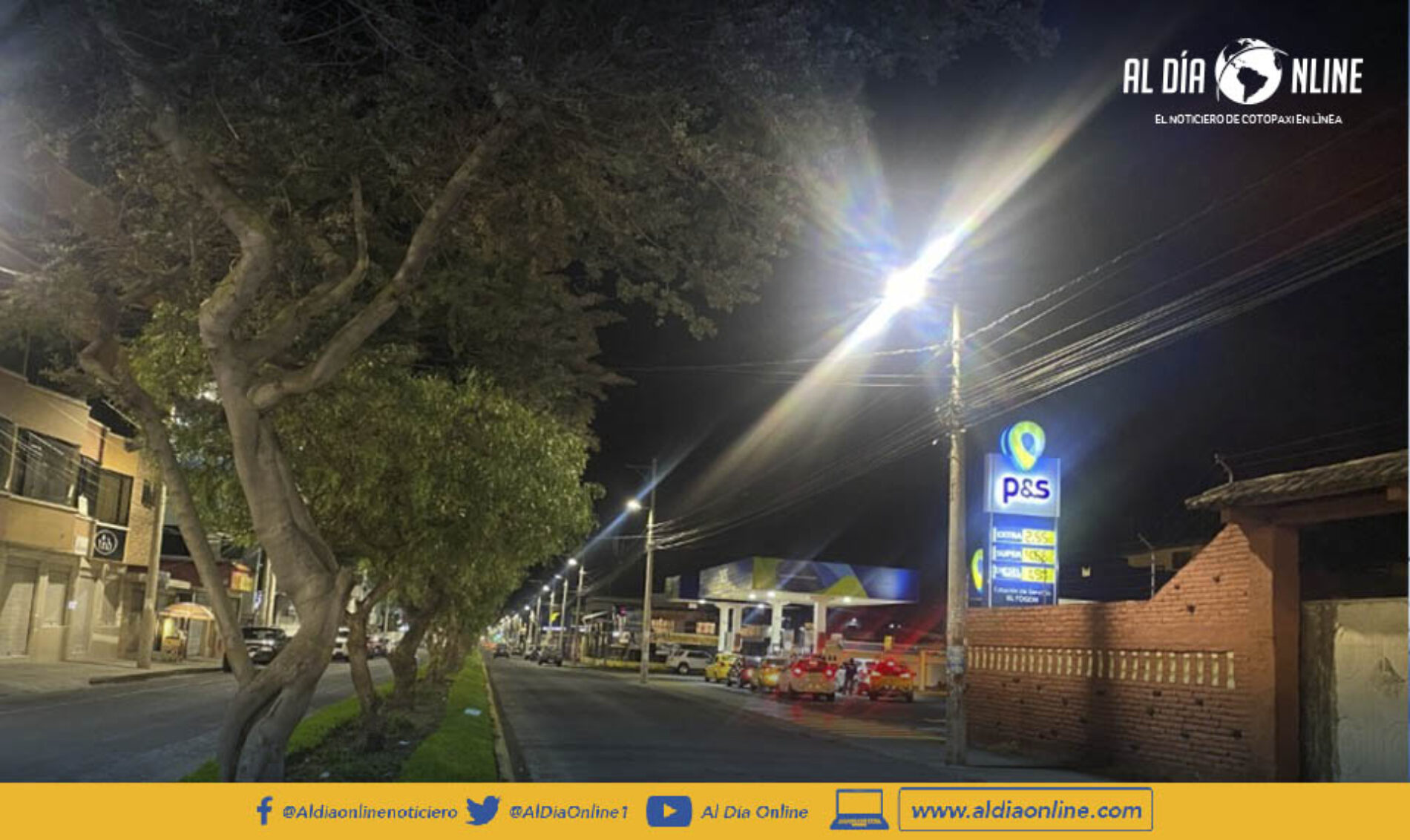 LUMINARIAS EN LATACUNGA MEDIO MILLÓN APROXIMADAMENTE SERÍA LA INVERSIÓN DE ELEPCO S.A (VIDEO)