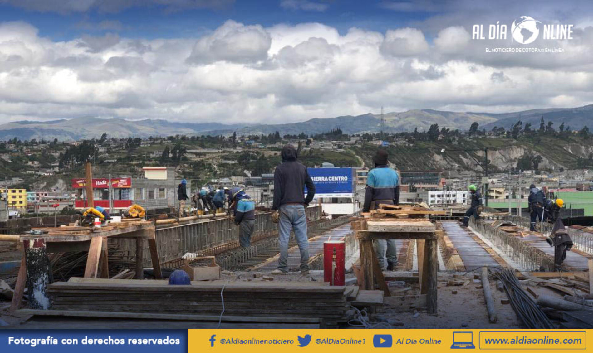 OBRAS EN LATACUNGA SIN RETRASO SEGÚN DIRECTOR DE OBRAS PÚBLICAS. (VIDEO)