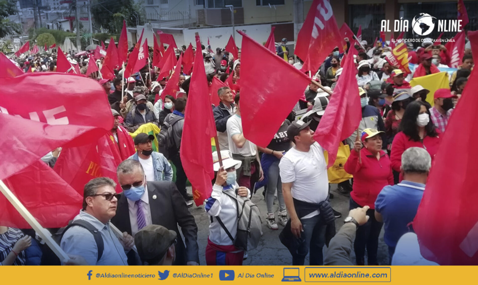 ENCADEMAMIENTO Y DESANGRADO SON ACCIONES PRÓXIMAS A TOMAR POR MAESTROS INDICA PRESIDENTE DE UNE COTOPAXI