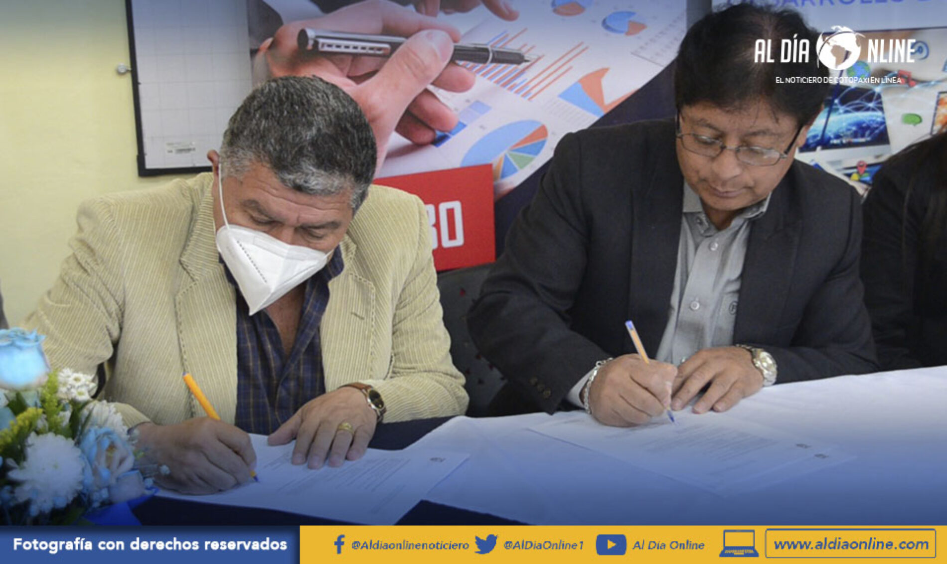 ITS VICENTE LEÓN FIRMA CONVENIO PARA PRACTICAS PRE PROFESIONALES.(VIDEO)