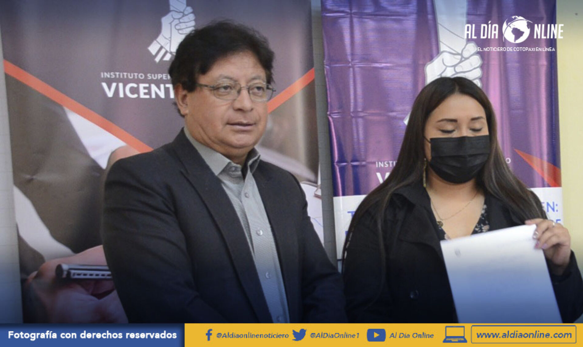 ITS VICENTE LEÓN FIRMA CONVENIO PARA PRACTICAS PRE PROFESIONALES.(VIDEO)