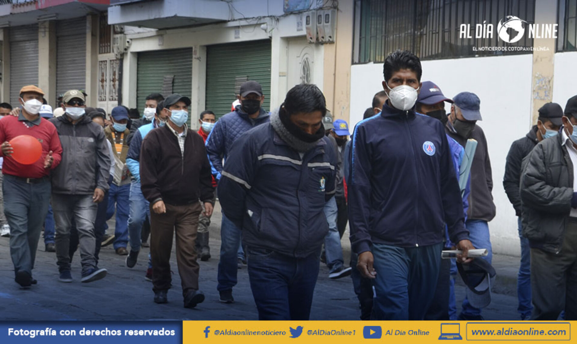 MAYO INICIÓ CON MOVILIZACIONES, 1000 PERSONAS FUERON PARTÍCIPES EN LATACUNGA. (VIDEO)