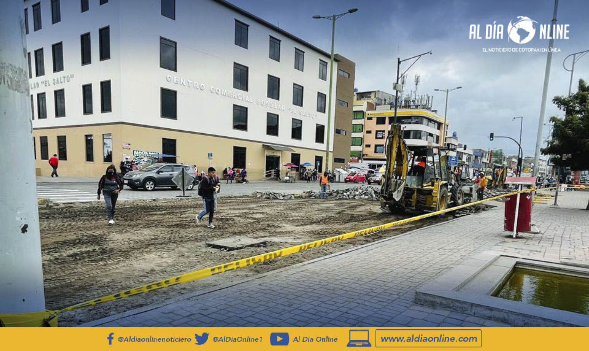 OBRAS EN LATACUNGA SIN RETRASO SEGÚN DIRECTOR DE OBRAS PÚBLICAS. (VIDEO)