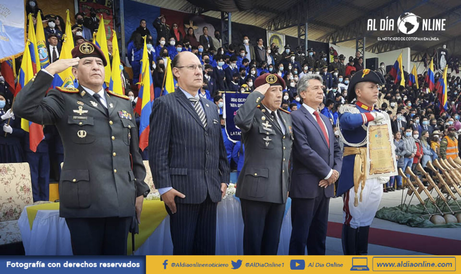 LATACUNGA RECIBIÓ CABALGATA LIBERTARIA POR EL BICENTENARIO DEL 24 DE MAYO.(VIDEO)