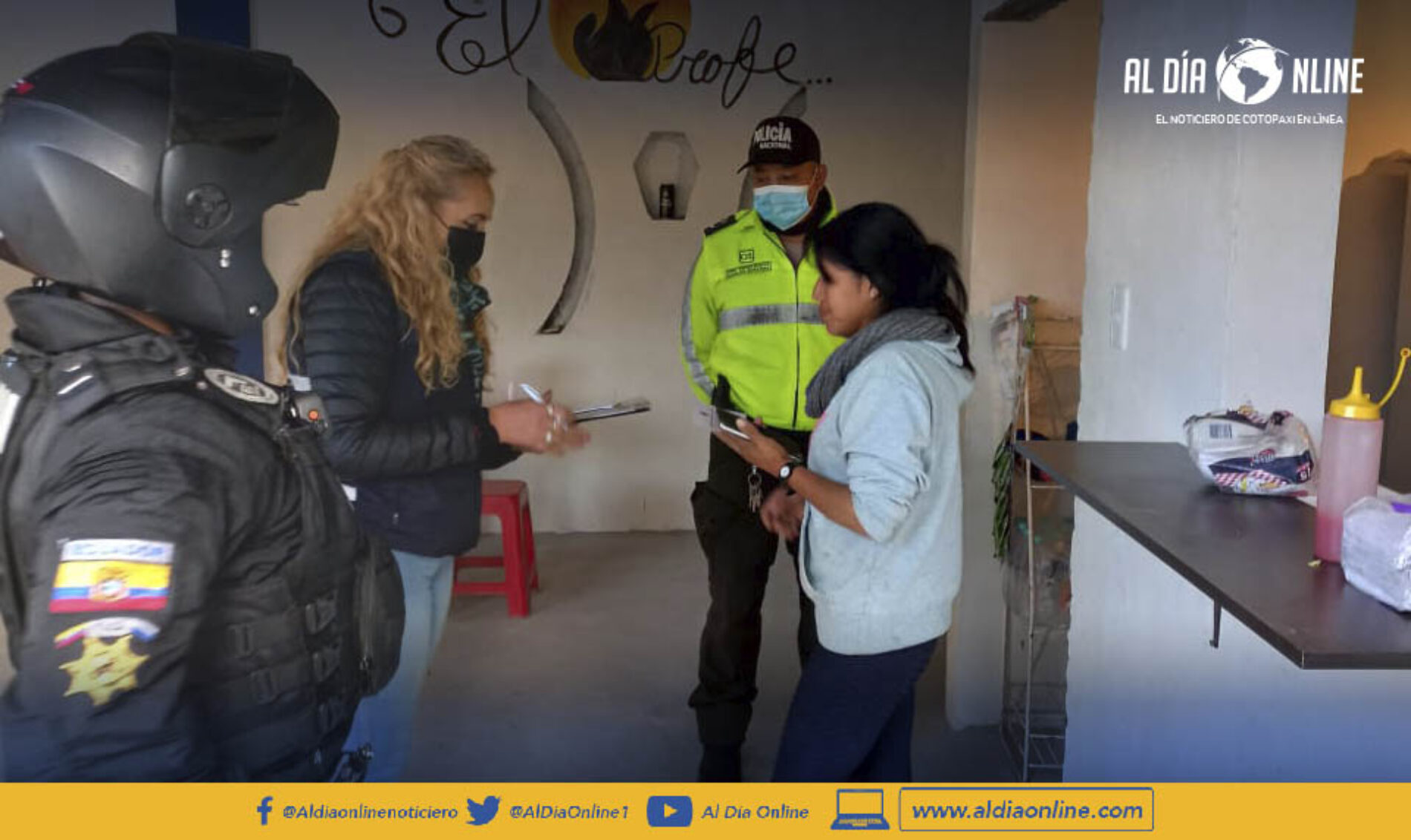 COMISARÍA NACIONAL DE LATACUNGA CLAUSURÓ LOCAL CATEGORÍA 5 POR DESVÍO DE PERMISO. (VIDEO)