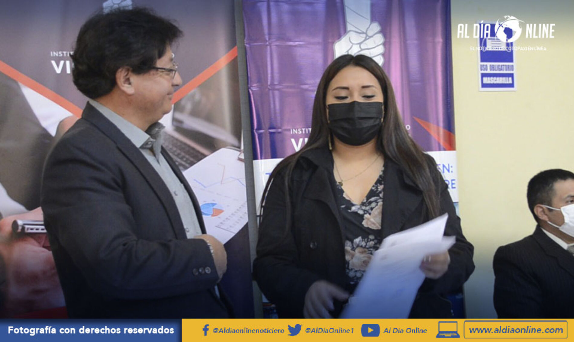 ITS VICENTE LEÓN FIRMA CONVENIO PARA PRACTICAS PRE PROFESIONALES.(VIDEO)