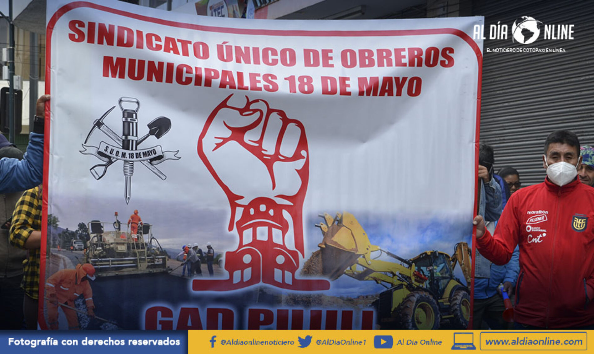 MAYO INICIÓ CON MOVILIZACIONES, 1000 PERSONAS FUERON PARTÍCIPES EN LATACUNGA. (VIDEO)