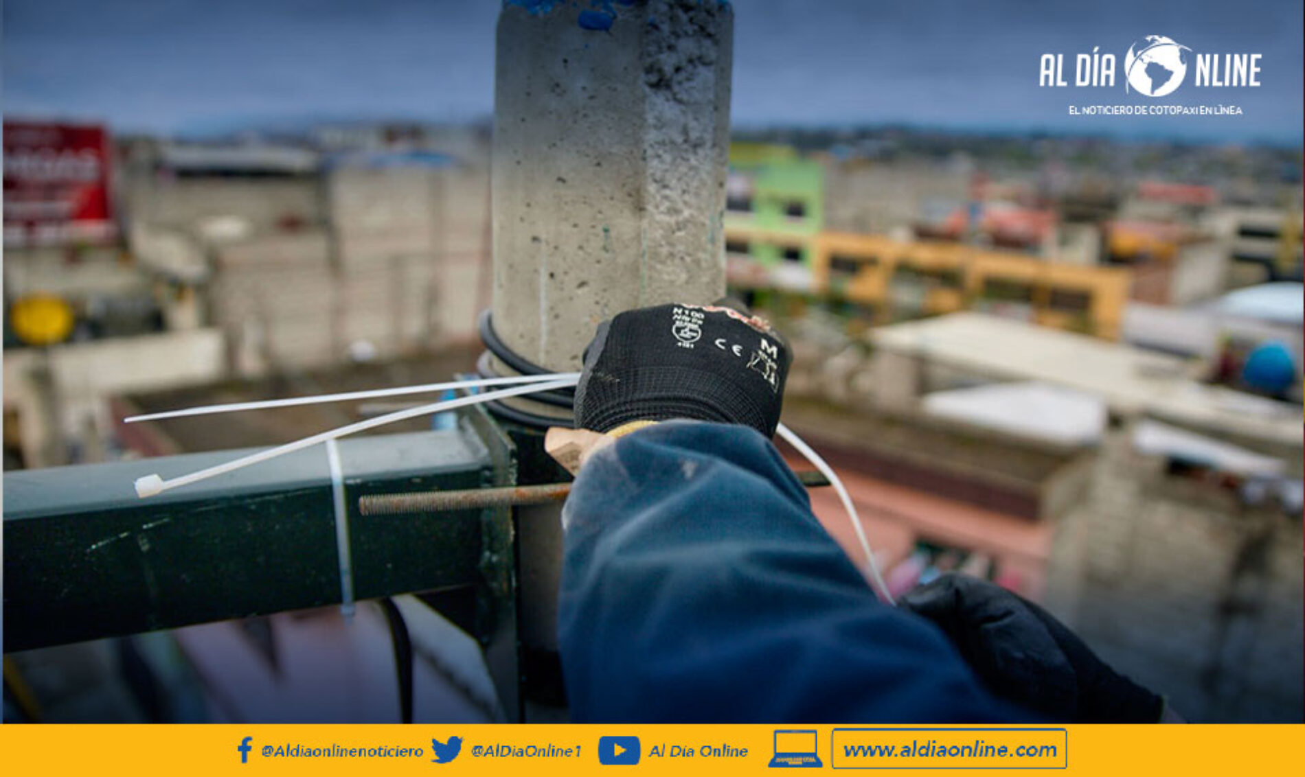MUNICIPIODE LATACUNGA INSTALA  12 NUEVAS CÁMARAS DE VIDEOVIGILANCIA