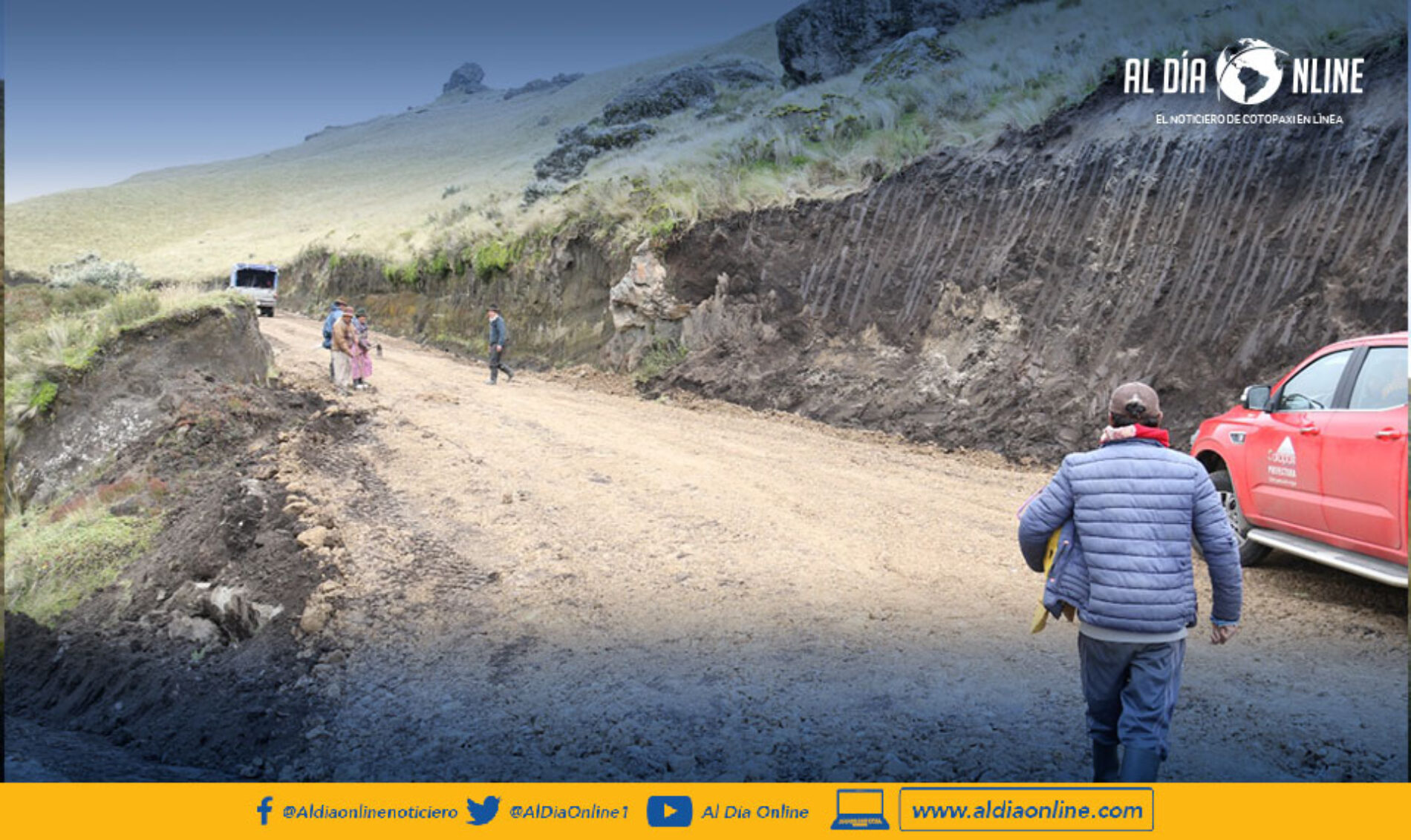 PREFECTURA DE COTOPAXI REALIZA MANTENIMIENTO DE VÍAS ALTERNAS PARA ENLAZAR COMUNIDADES.(AUDIOS)