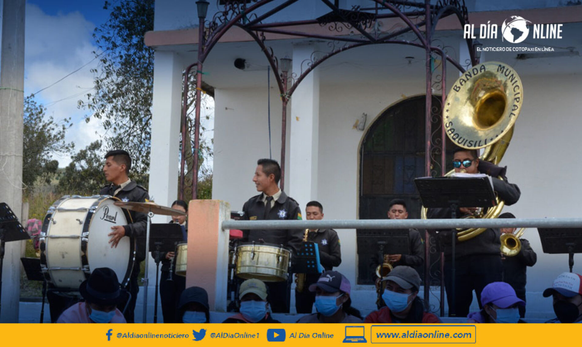 ALCALDE DE SAQUISILÍ ENTREGÓ SISTEMA DE ALARMAS COMUNITARIAS A LOS BARRIOS GUASIN PINLLOLOMA Y NUEVA VIDA.
