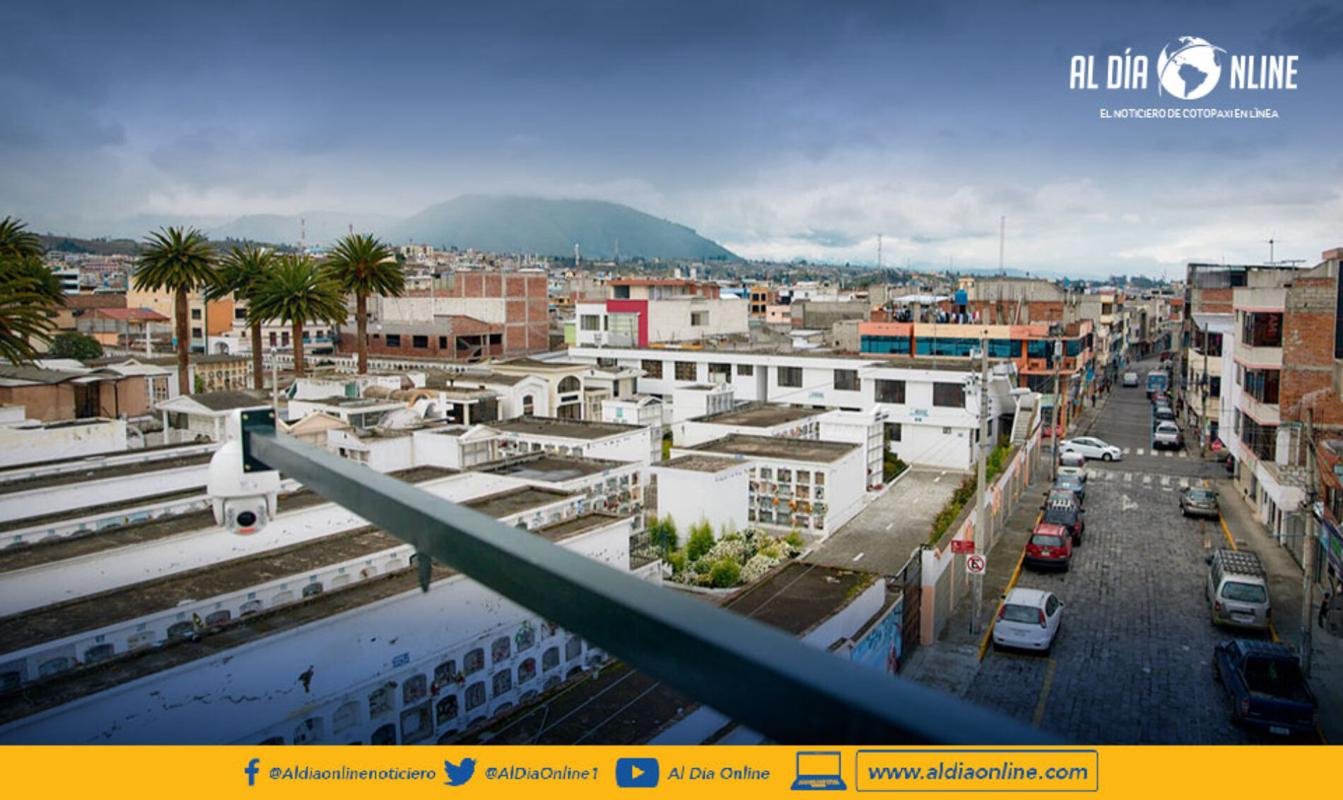 MUNICIPIODE LATACUNGA INSTALA  12 NUEVAS CÁMARAS DE VIDEOVIGILANCIA