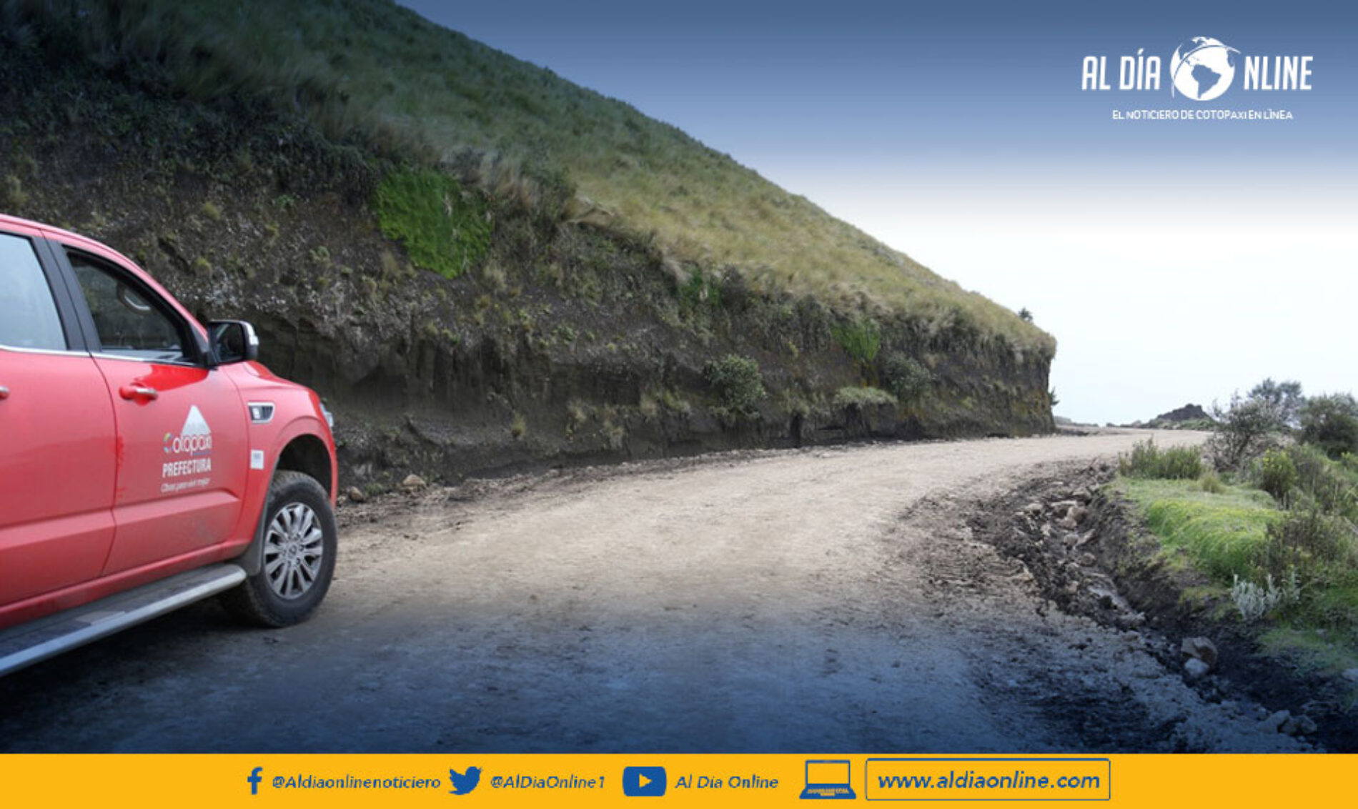 PREFECTURA DE COTOPAXI REALIZA MANTENIMIENTO DE VÍAS ALTERNAS PARA ENLAZAR COMUNIDADES.(AUDIOS)