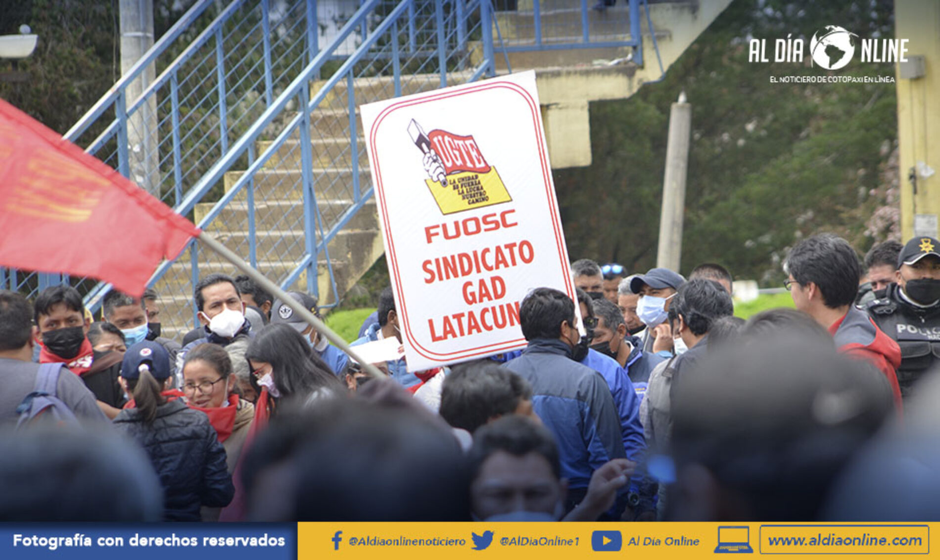 MAYO INICIÓ CON MOVILIZACIONES, 1000 PERSONAS FUERON PARTÍCIPES EN LATACUNGA. (VIDEO)