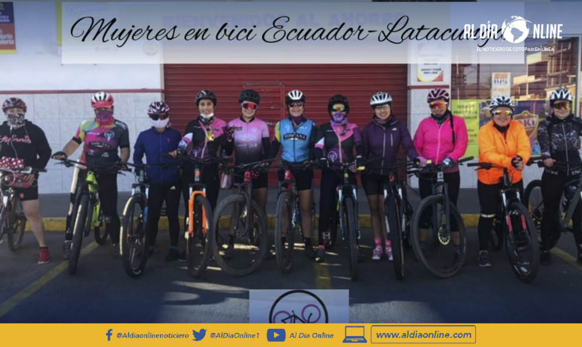 MUJERES EN BICI PREPARA COMPETENCIA CICLÍSTICA PARA ESTE 12 DE JUNIO EN LATACUNGA. (VIDEO)