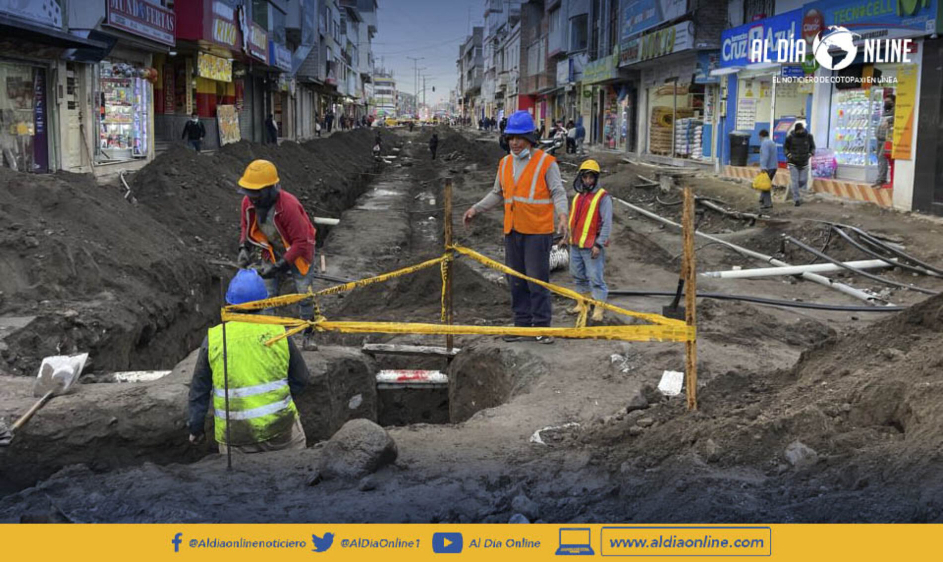 OBRAS EN LATACUNGA SIN RETRASO SEGÚN DIRECTOR DE OBRAS PÚBLICAS. (VIDEO)