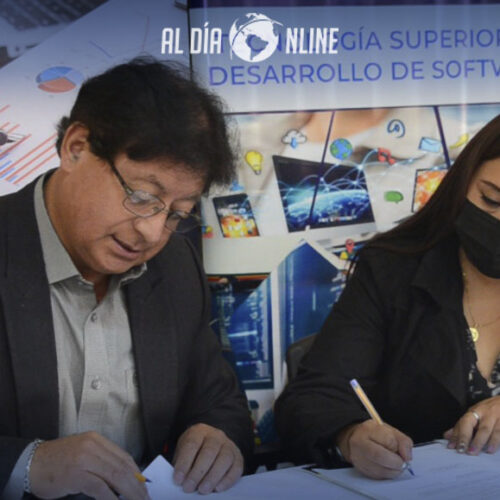 ITS VICENTE LEÓN FIRMA CONVENIO PARA PRACTICAS PRE PROFESIONALES.(VIDEO)