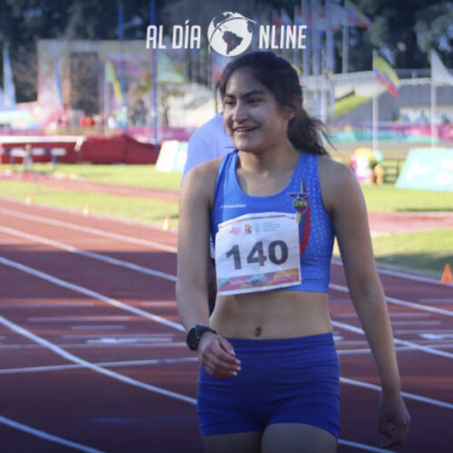 VANESSA ALDER CAISALITÍN, ORO EN LOS 1.500 METROS PLANOS  EN SUDAMERICANO DE LA JUVENTUD EN ARGENTINA