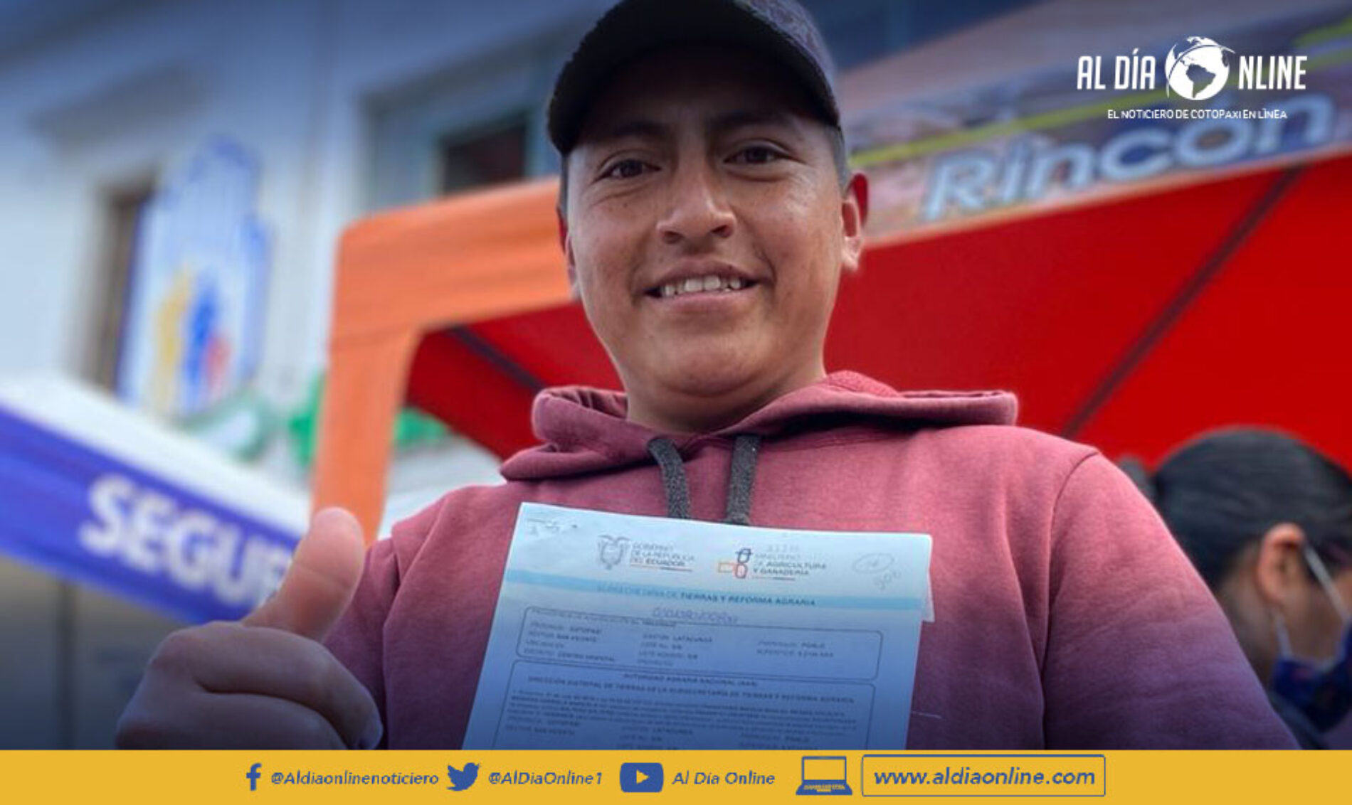 150 FAMILIAS DE COTOPAXI AHORA PUEDEN PRODUCIR CON TRANQUILIDAD CON SUS TIERRAS LEGALIZADAS