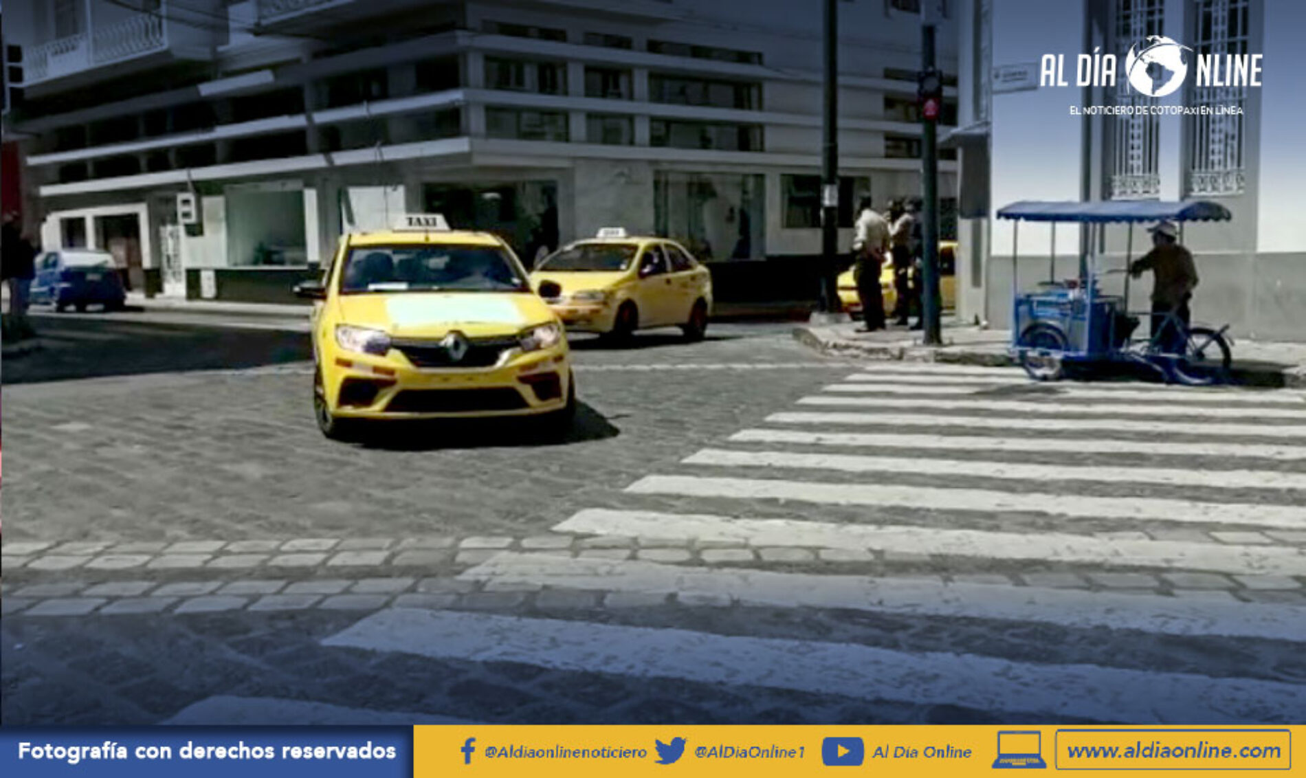 TAXIS DE COTOPAXI SE UNEN A MOVILIZACIONES Y EXIGEN COSTO DE GASOLINA EXTA A $2,10 (VIDEO)