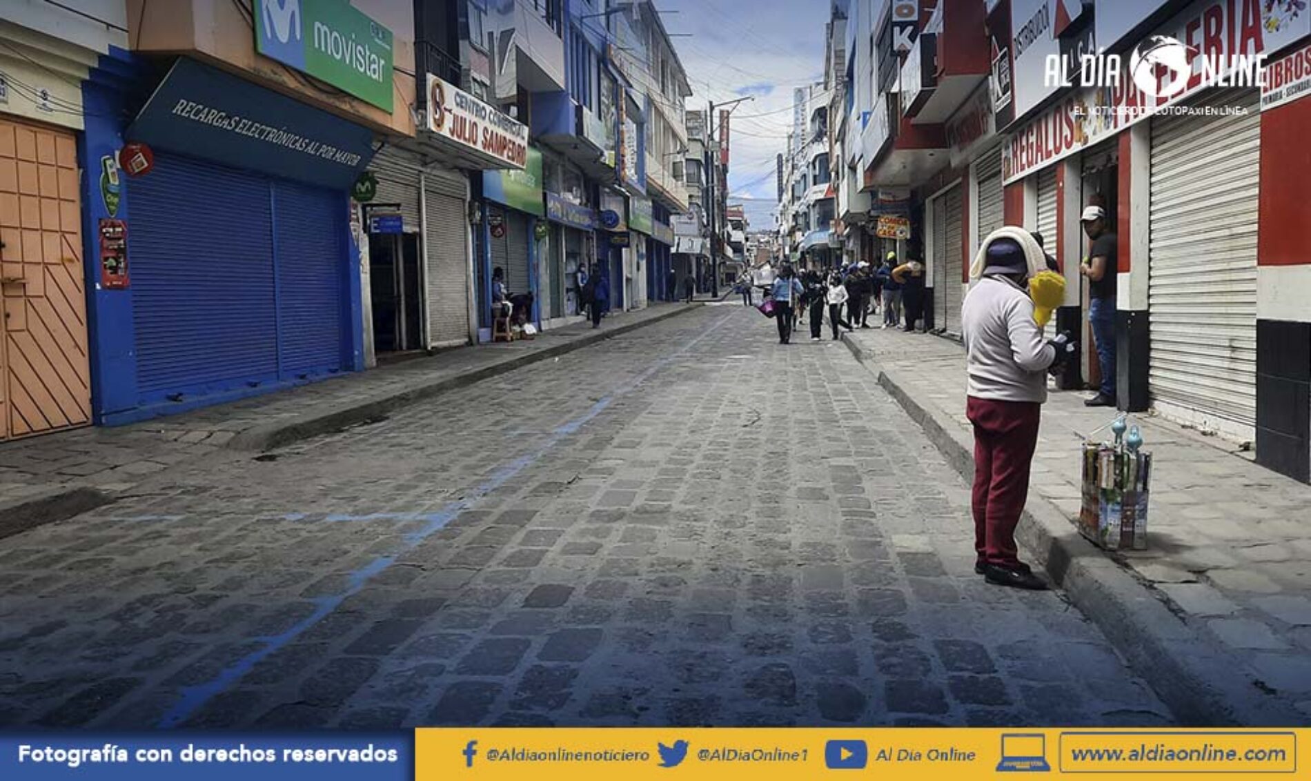 MANIFESTACIONES OCASIONARÍAN PÉRDIDAS ECONÓMICAS PARA MERCADOS DE LATACUNGA. (VIDEO)