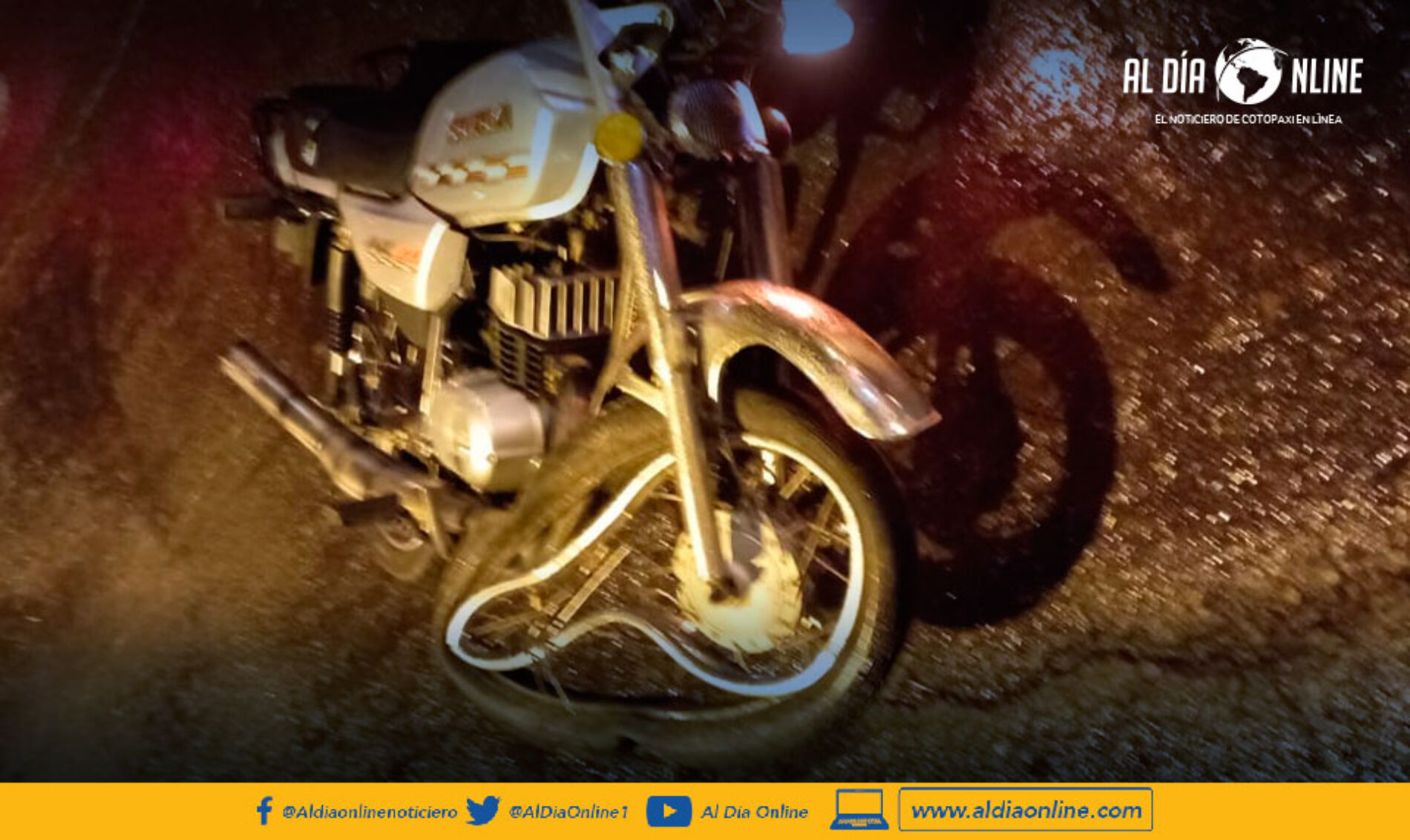 CUERPO DE BOMBEROS DE LATACUNGA ASISITIÓ A UN SINIESTRO DE TRÁNSITO EN EL PUENTE DE ILLUCHI.