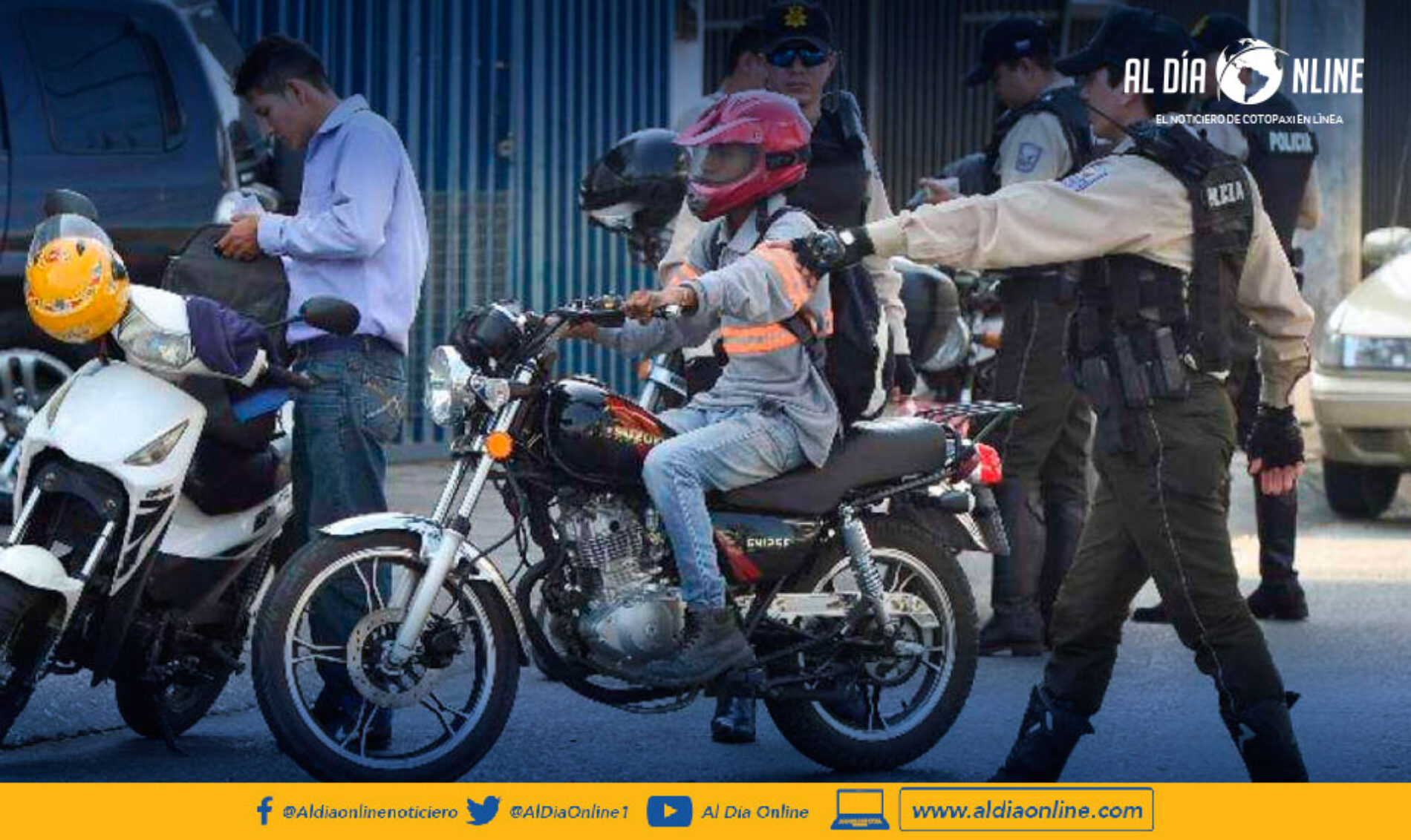 ANT PROHÍBE LA CIRCULACIÓN DE DOS PERSONAS EN MOTO EN ECUADOR