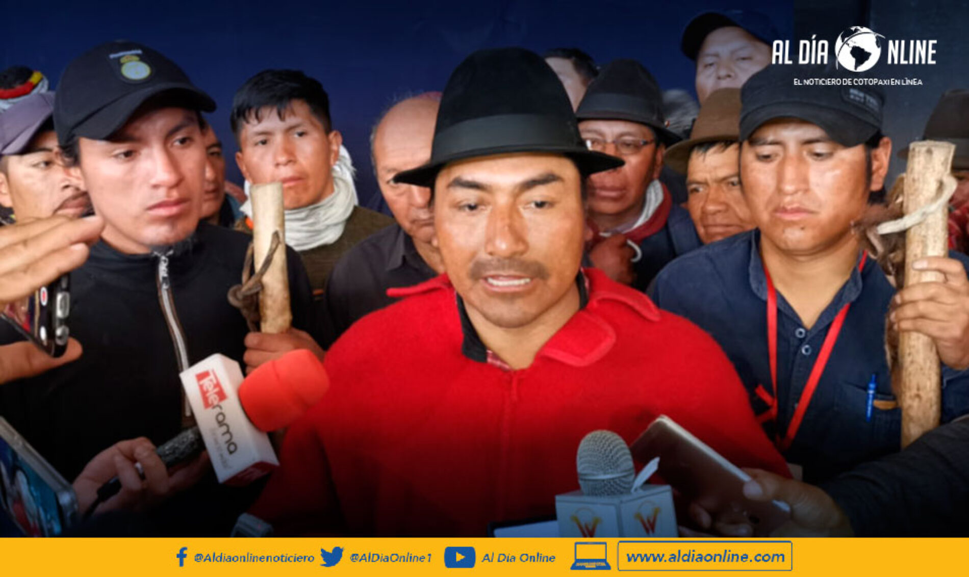 IZA LLAMA A LAS COMUNIDADES INDÍGENAS A SEGUIR CON LAS PROTESTAS