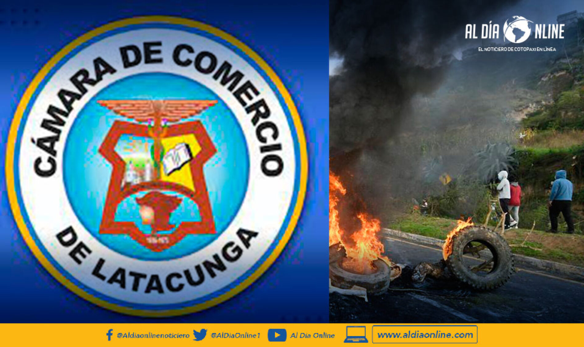 CÁMARA DE COMERCIO DE LATACUNGA ANTE LAS MANIFESTACIONES