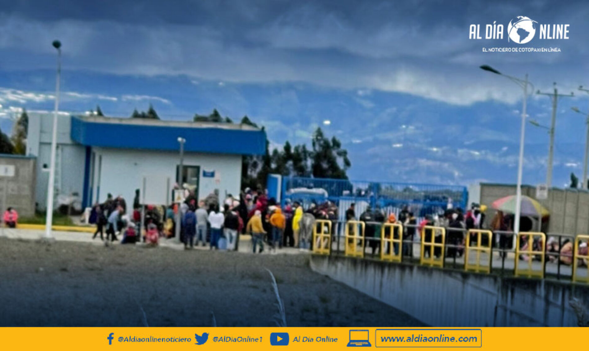 MANIFESTANTES OBLIGAN A DESCONECTAR SUBESTACIÓN ELÉCTRICA TISALEO