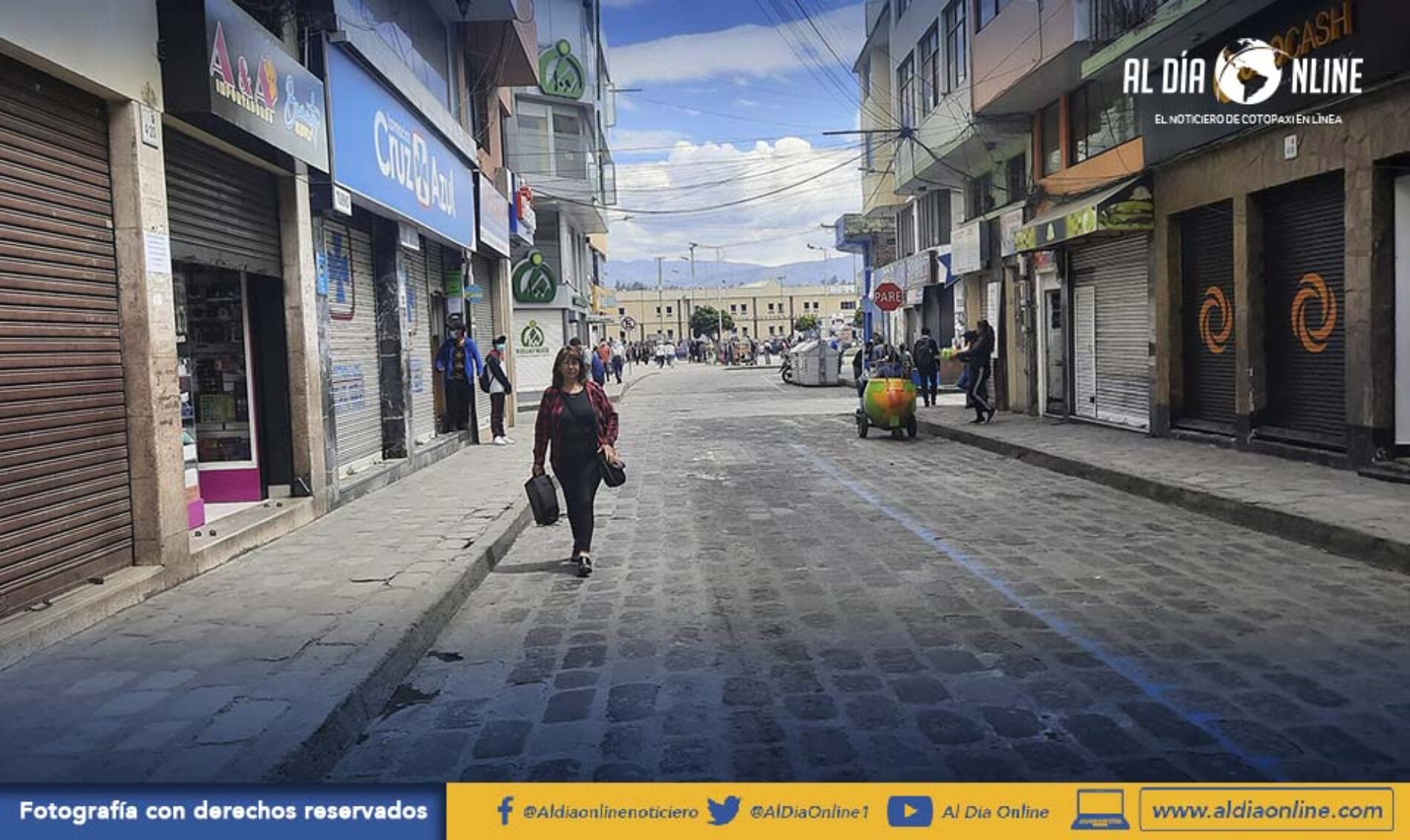 MANIFESTACIONES OCASIONARÍAN PÉRDIDAS ECONÓMICAS PARA MERCADOS DE LATACUNGA. (VIDEO)