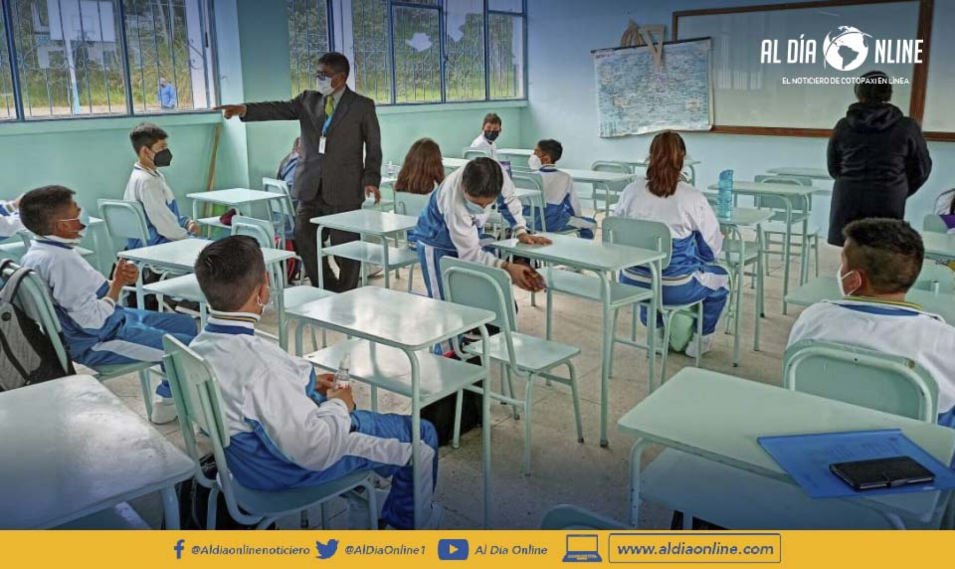 CLASES EN LATACUNGA SIN DEFINIRSE FECHA DE REGRESO A PRESENCIALIDAD. (VIDEO)