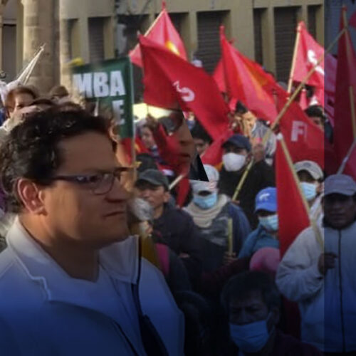 LATACUNGA VIVIÓ MARCHAS Y CONTRA MARCHAS EN EL DÉCIMO DÍA DE MOVILIZACIONES (VIDEO)