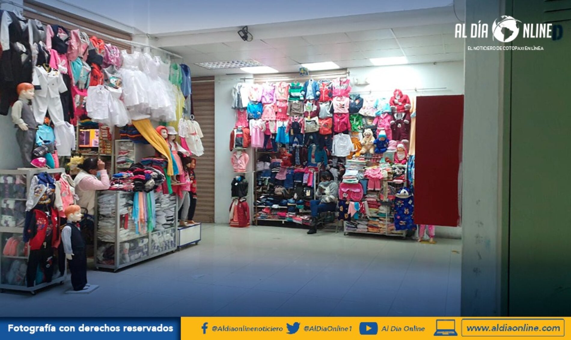 EN EL CENTRO COMERCIAL EL SALTO COMERCIANTES AFECTADOS POR PARALIZACIÓN NACIONAL. (VIDEO)