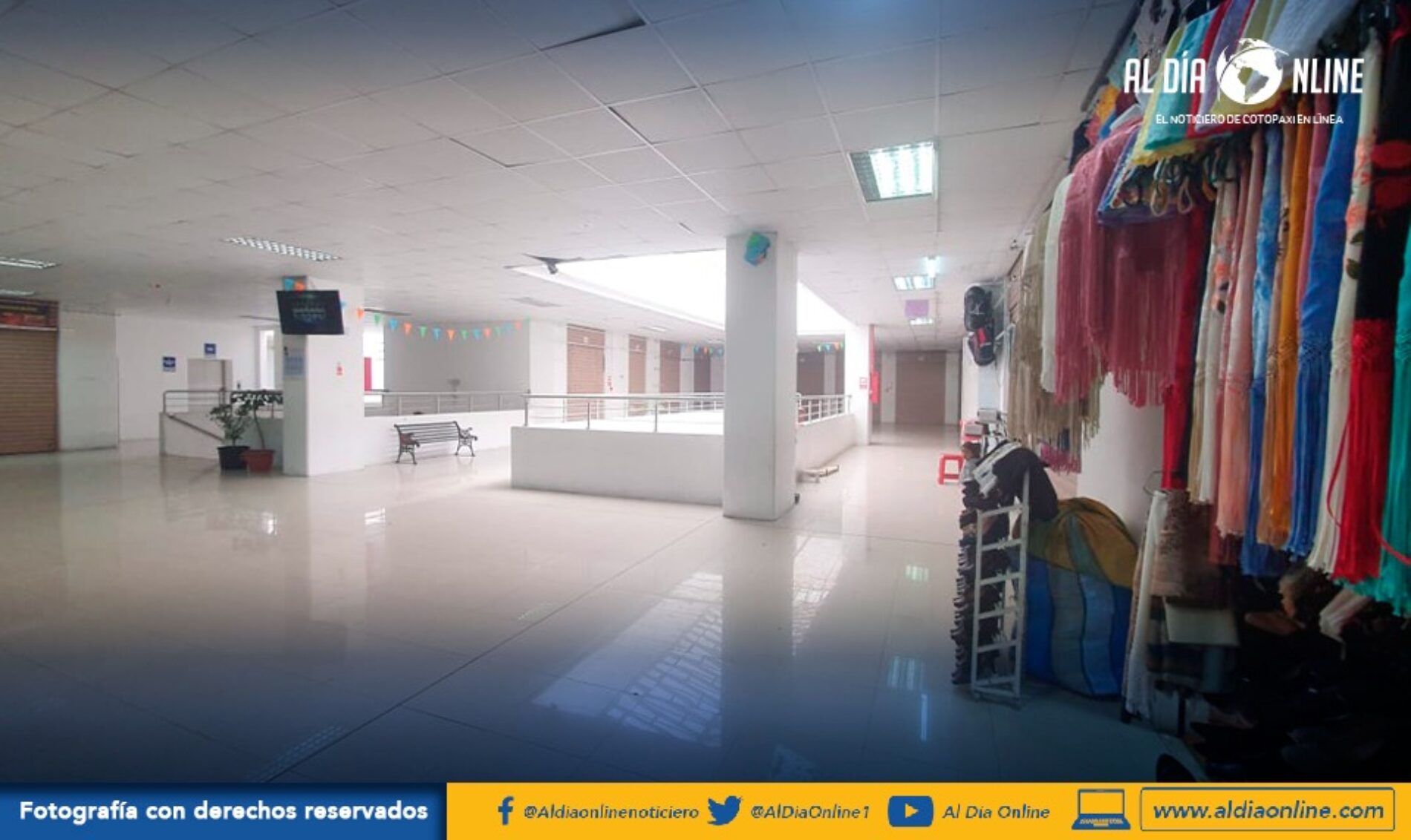 EN EL CENTRO COMERCIAL EL SALTO COMERCIANTES AFECTADOS POR PARALIZACIÓN NACIONAL. (VIDEO)
