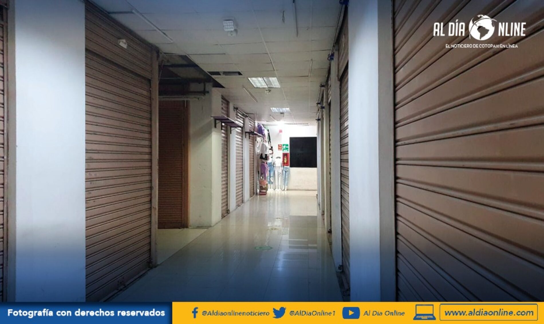 EN EL CENTRO COMERCIAL EL SALTO COMERCIANTES AFECTADOS POR PARALIZACIÓN NACIONAL. (VIDEO)