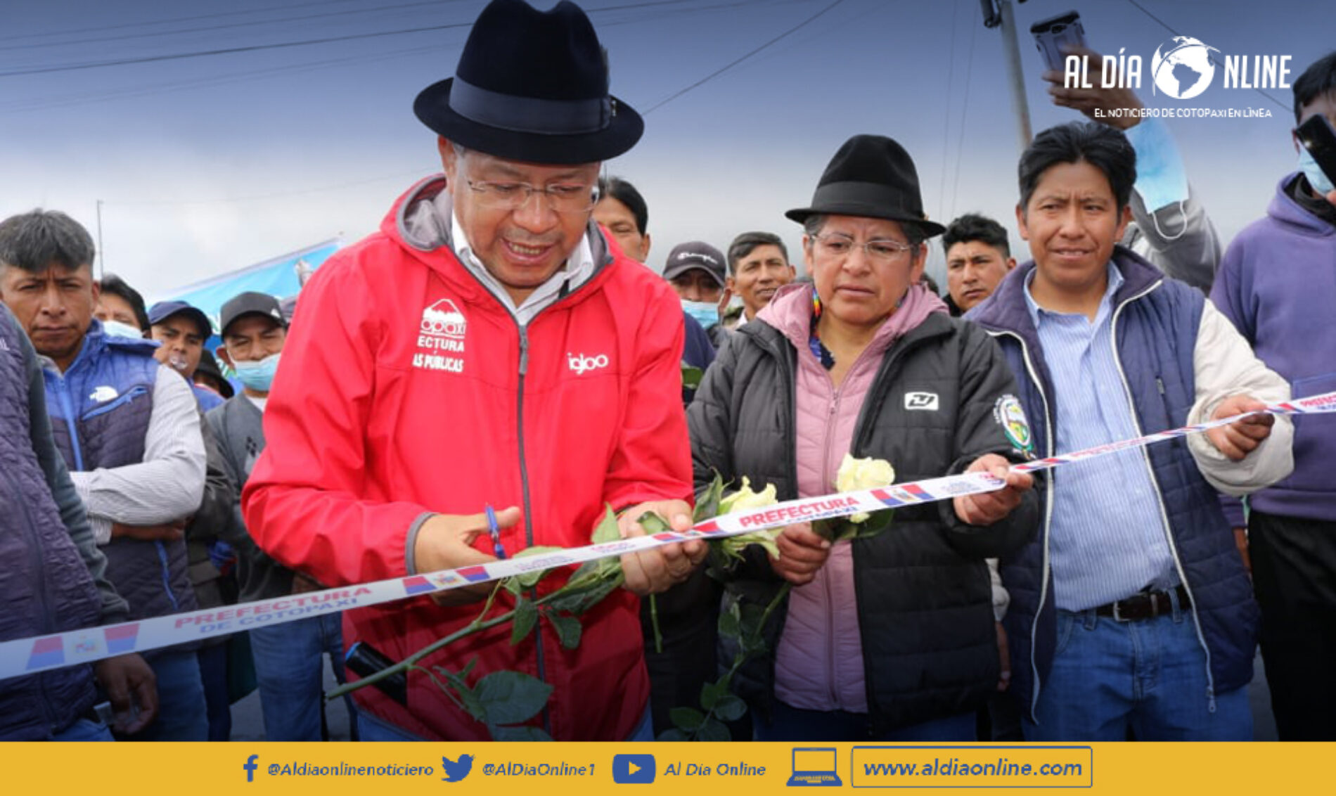 PREFECTURA DE COTOPAXI ENTREGÓ NUEVA VÍA ASFALTADA EN PASTOCALLE QUE UNE E35 Y SECTOR DE BOLICHE (VIDEO)