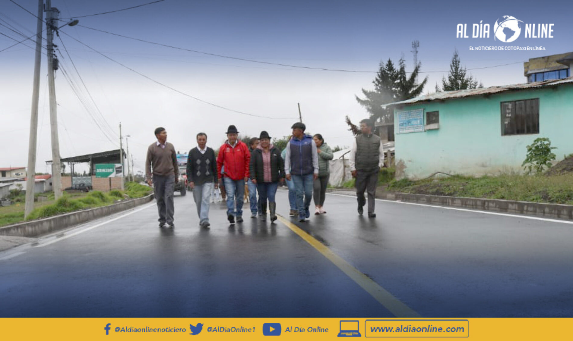 PREFECTURA DE COTOPAXI ENTREGÓ NUEVA VÍA ASFALTADA EN PASTOCALLE QUE UNE E35 Y SECTOR DE BOLICHE (VIDEO)