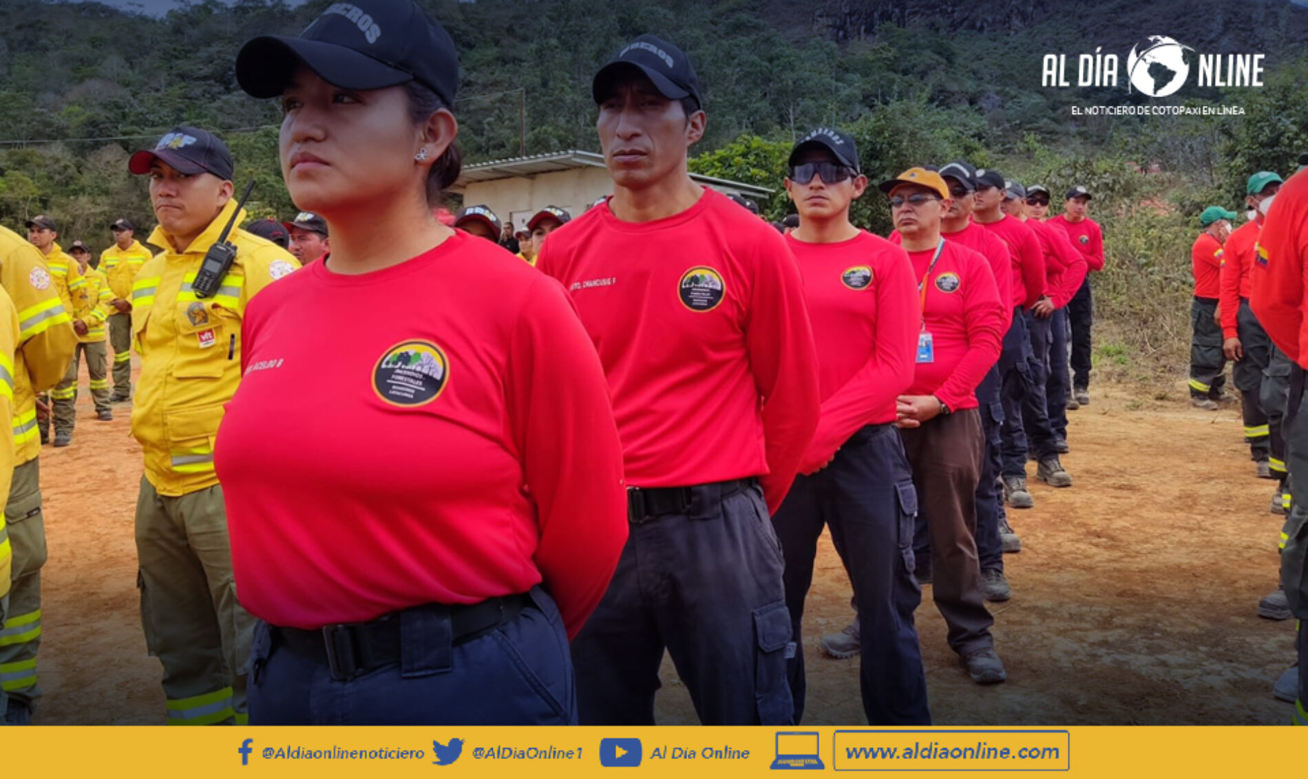 BOMBEROS LATACUNGA, PARTICIPÓ EN LA CERTIFICACIÓN DE  BRIGADAS DE REFUERZO DE INCENDIOS FORESTALES. TIPO B